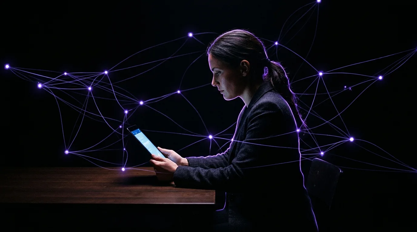 PR strategist tracing threads of light between earned editorial placements